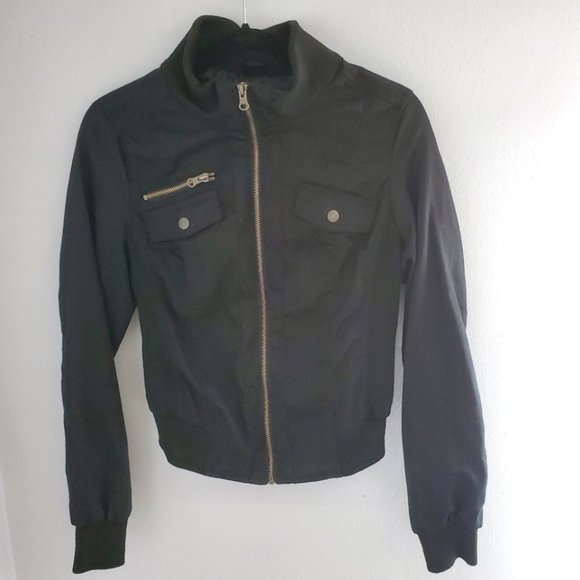 Seductions Women's Light Jacket, Black - Picture 1 of 9